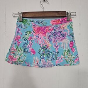 LILLY PULITZER EUC Luxletic Tennis Athletic Skirt w/ Built-in Shorts